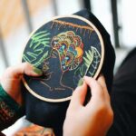 embroidery is an example of which type of fiber craft